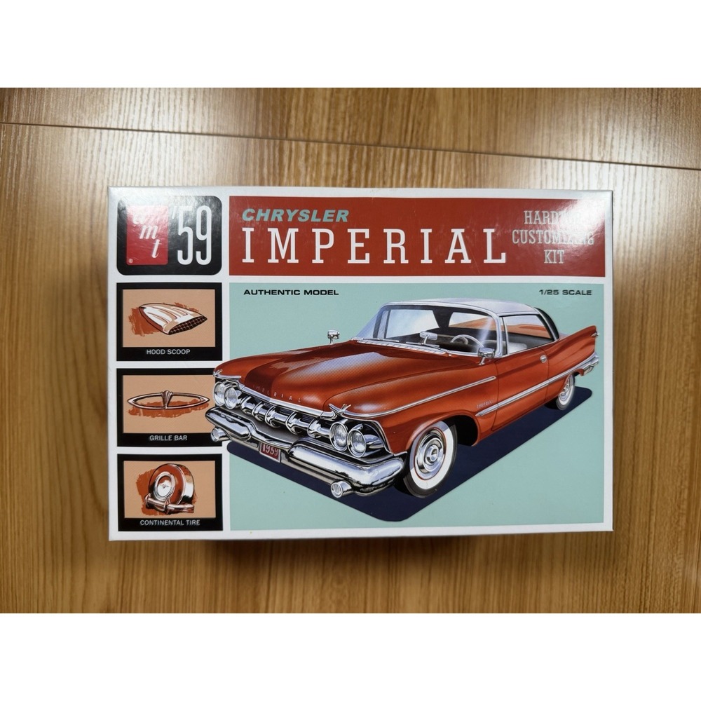 AMT 1959 Chrysler Imperial 1/25 Model Kit AMT1136 Partially Assembled
